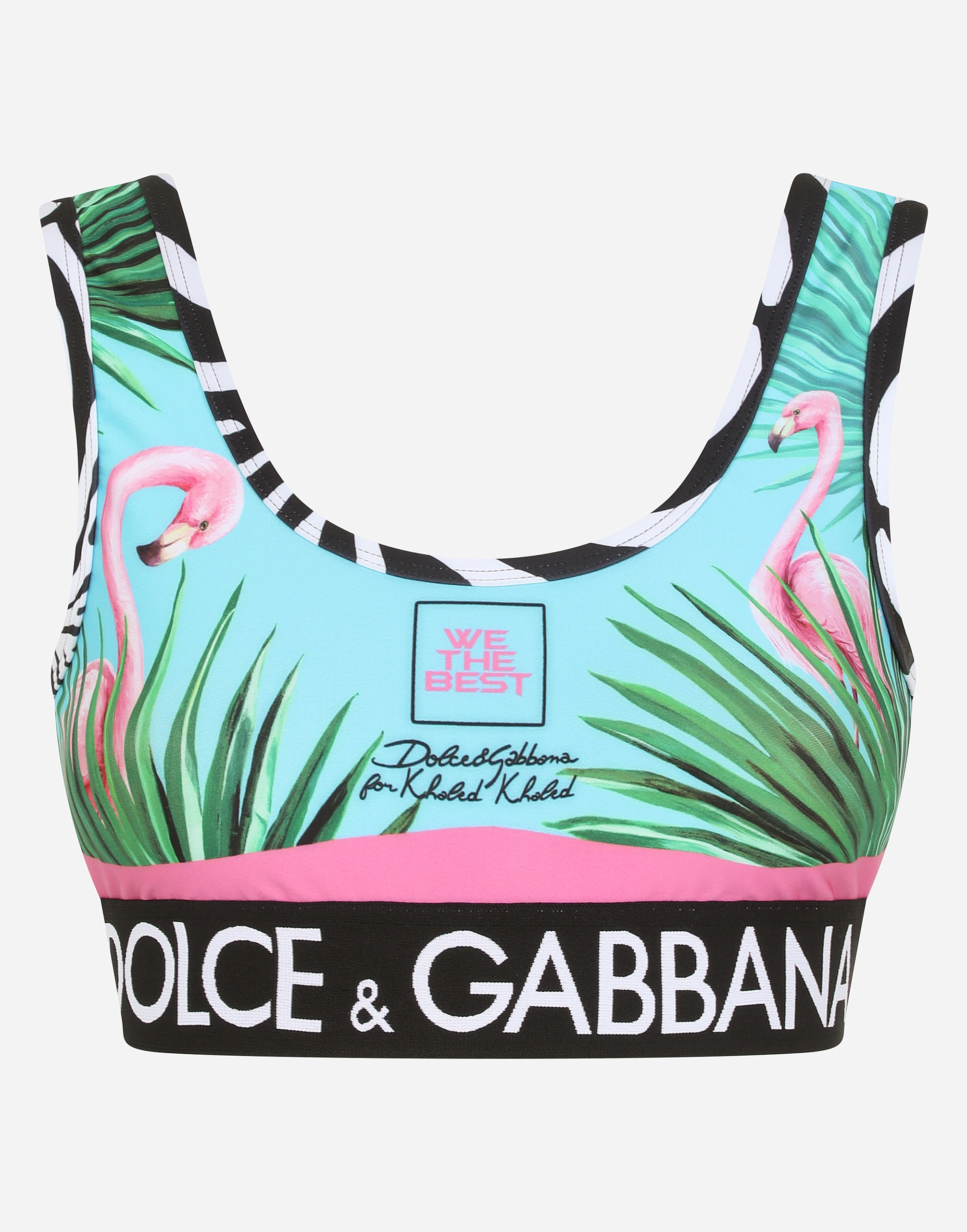 Shirts and Tops for Women | Dolce&Gabbana - Flamingo-print top 