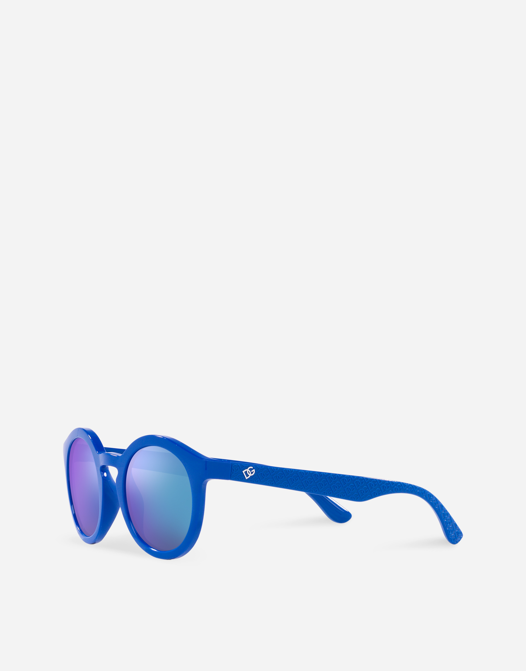 Shop Dolce & Gabbana Gamers Sunglasses In Blue
