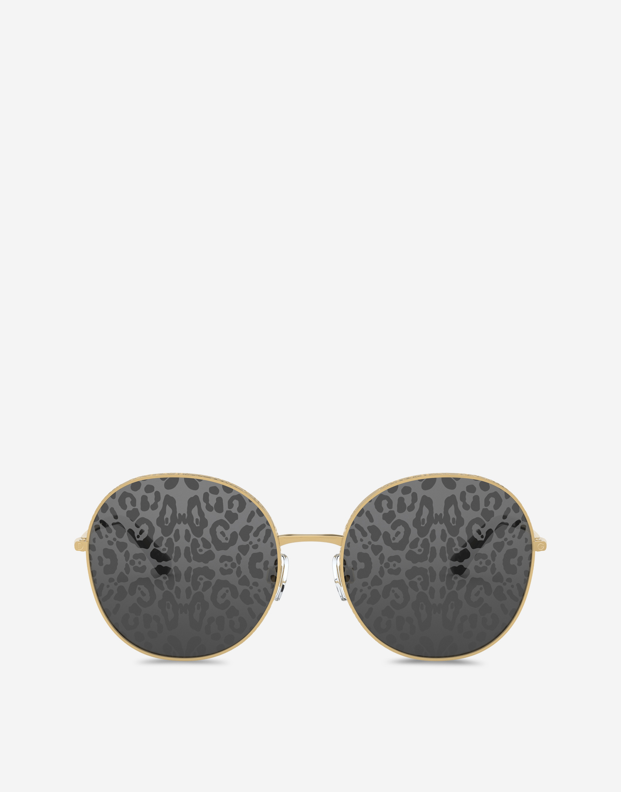 Slim sunglasses in Gold and Grey