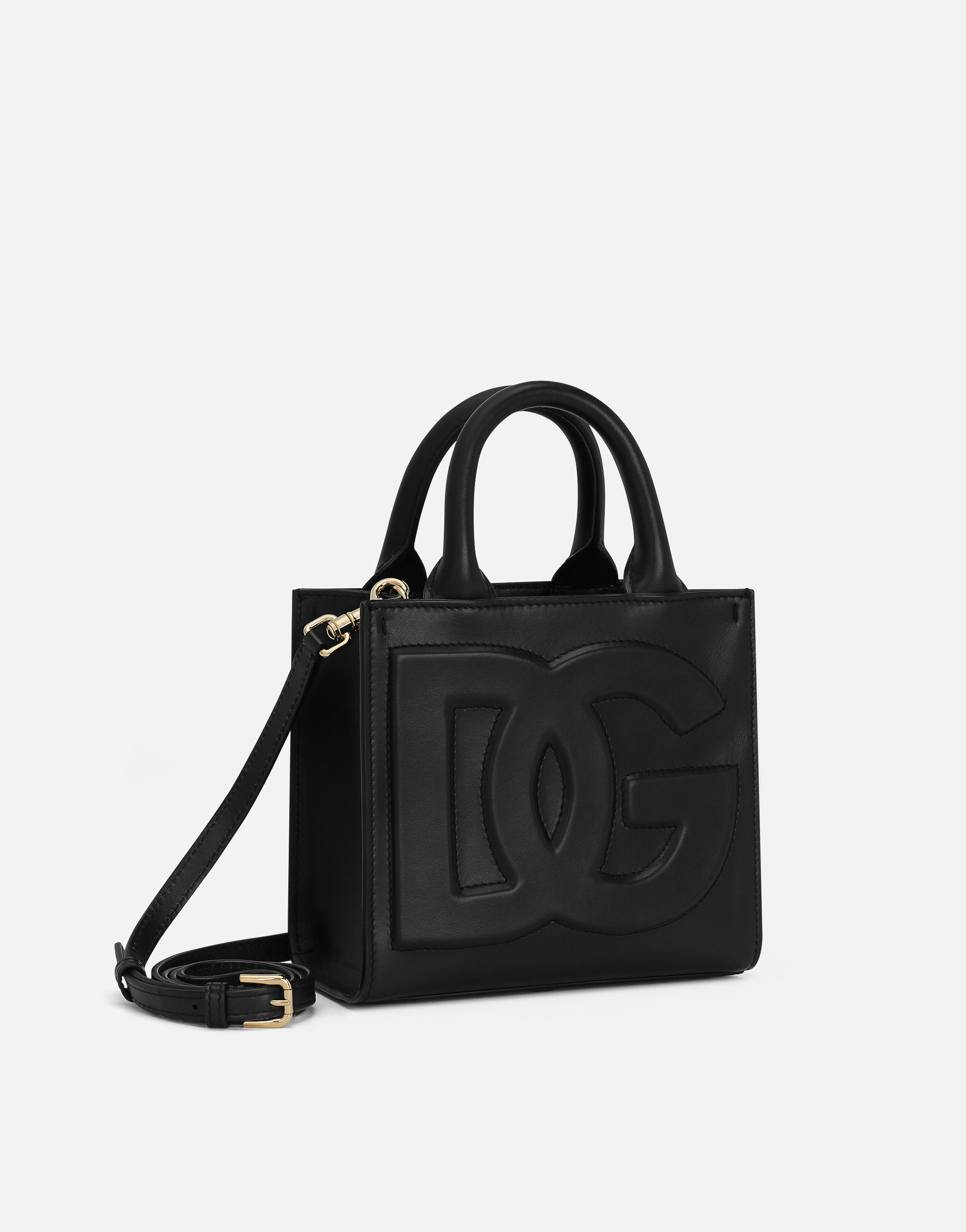Shop Dolce & Gabbana Dg Daily Mini Shopper In Black