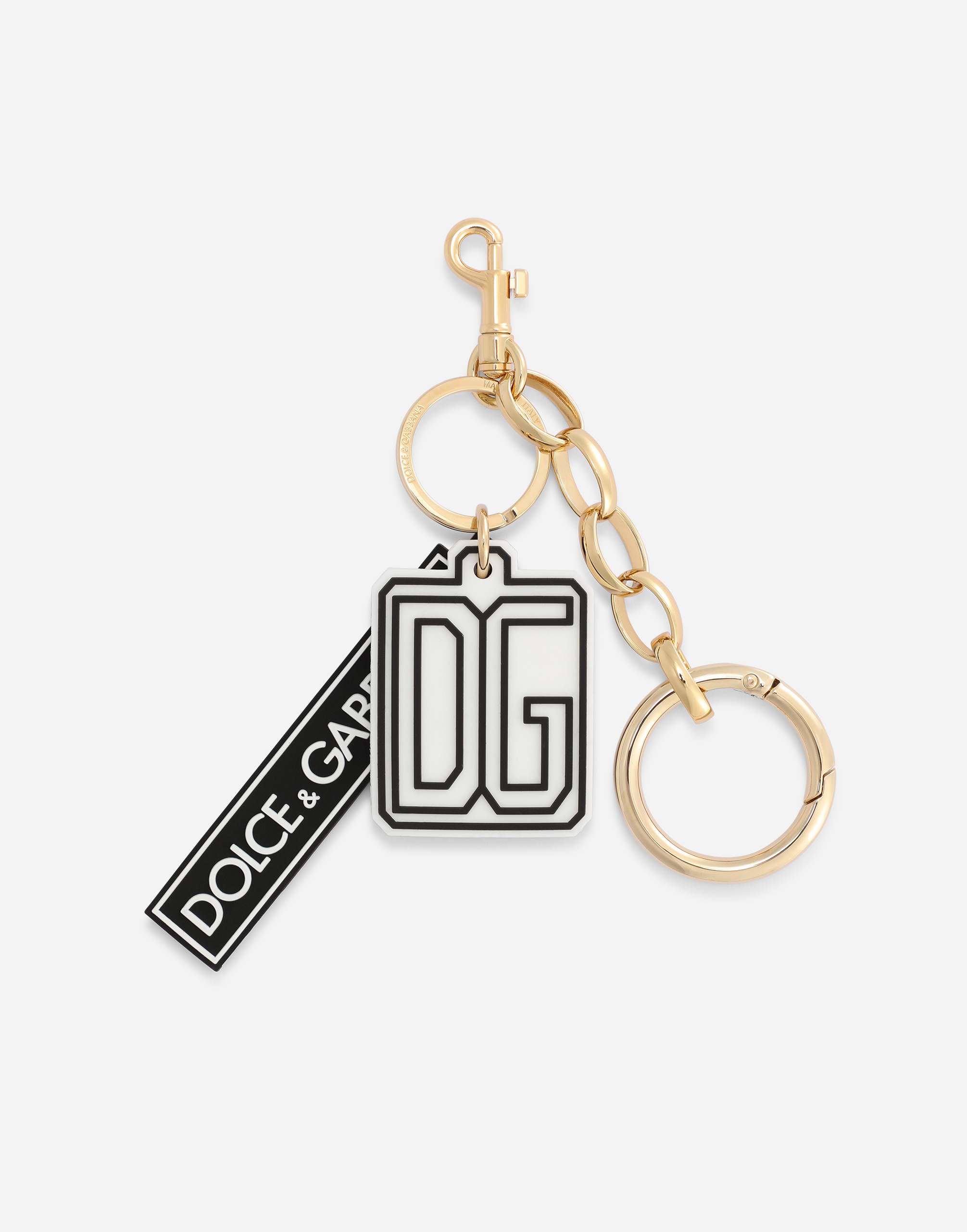 for Men Mens Jewellery Necklaces Metallic Dolce & Gabbana Key Chain/necklace With Multiple Dg Logos in Gold 