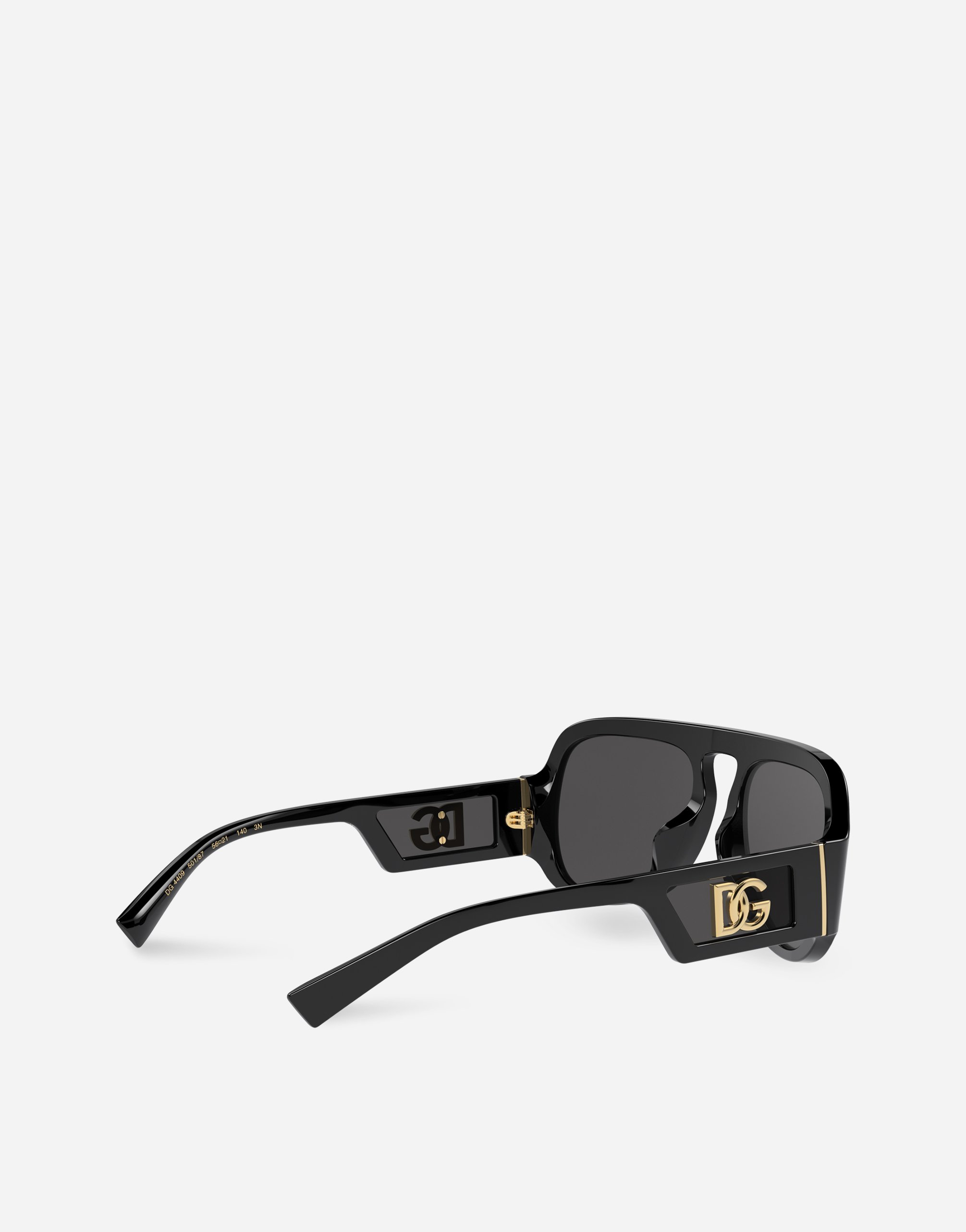 DG Crossed sunglasses in Black for Men | Dolce&Gabbana®