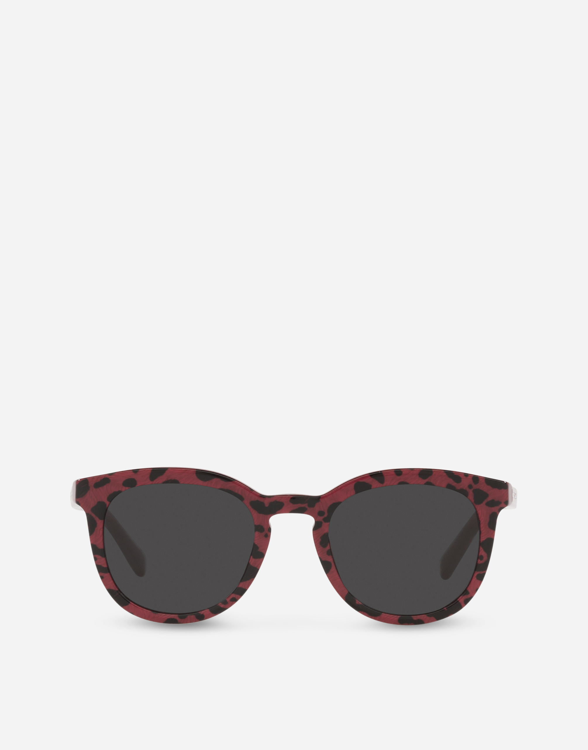 Hot Animalier Sunglasses in Red leo print