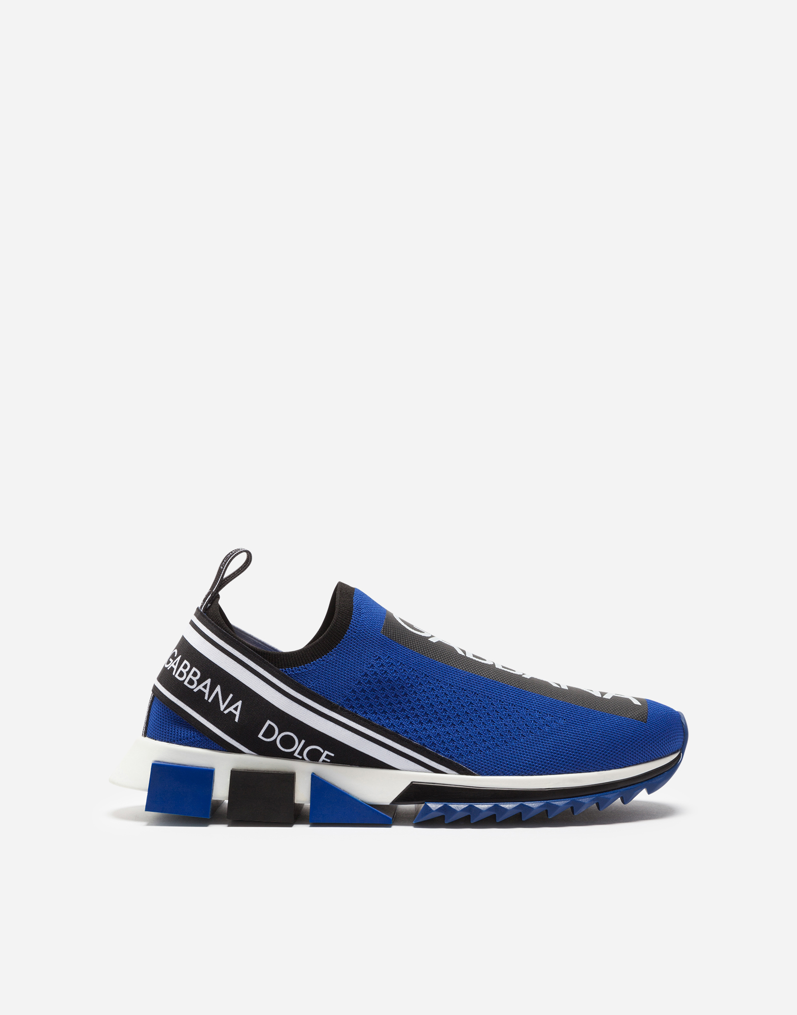 Stretch mesh Sorrento sneakers with logotape detailing in Blue