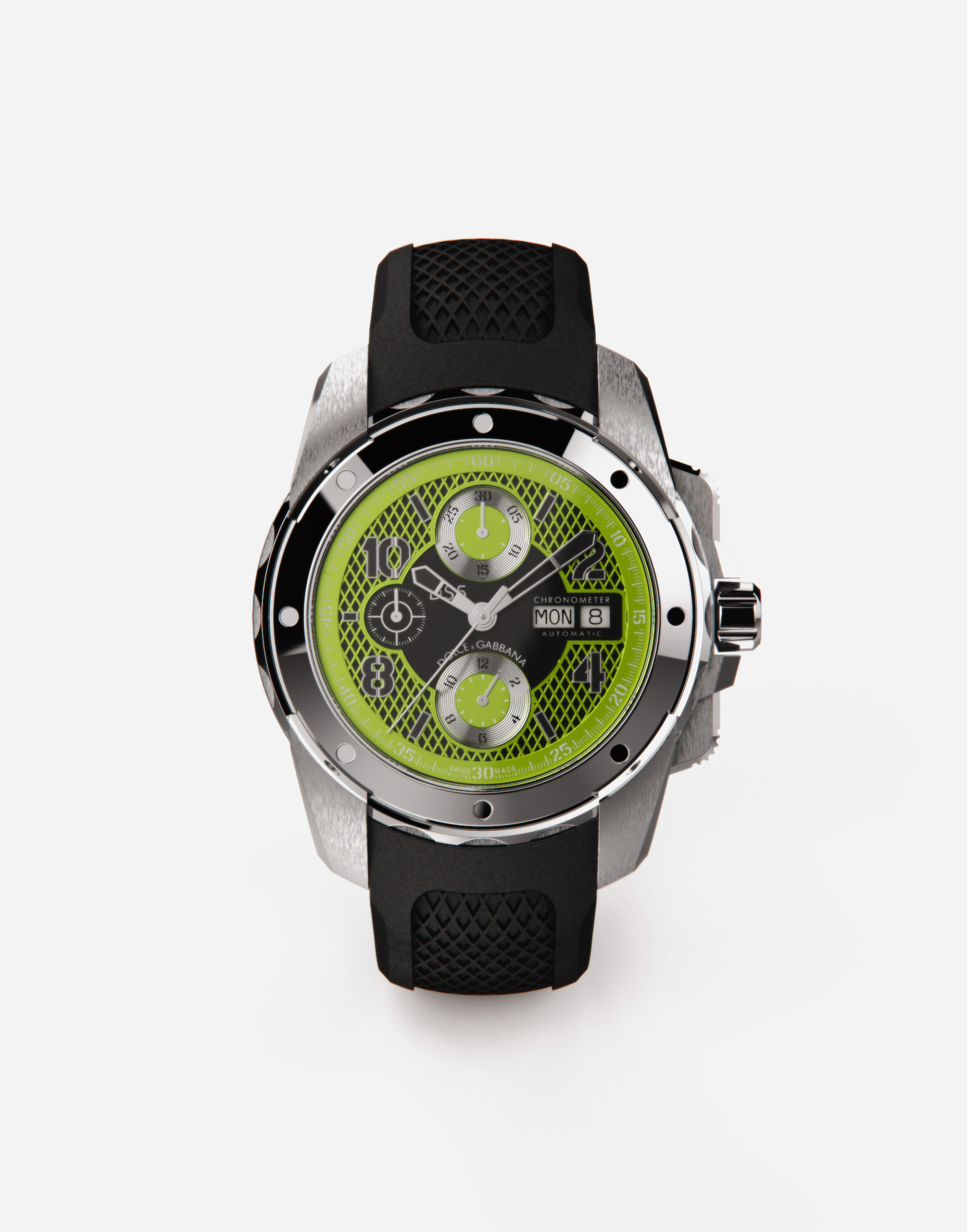 DS5 watch in steel in Black
