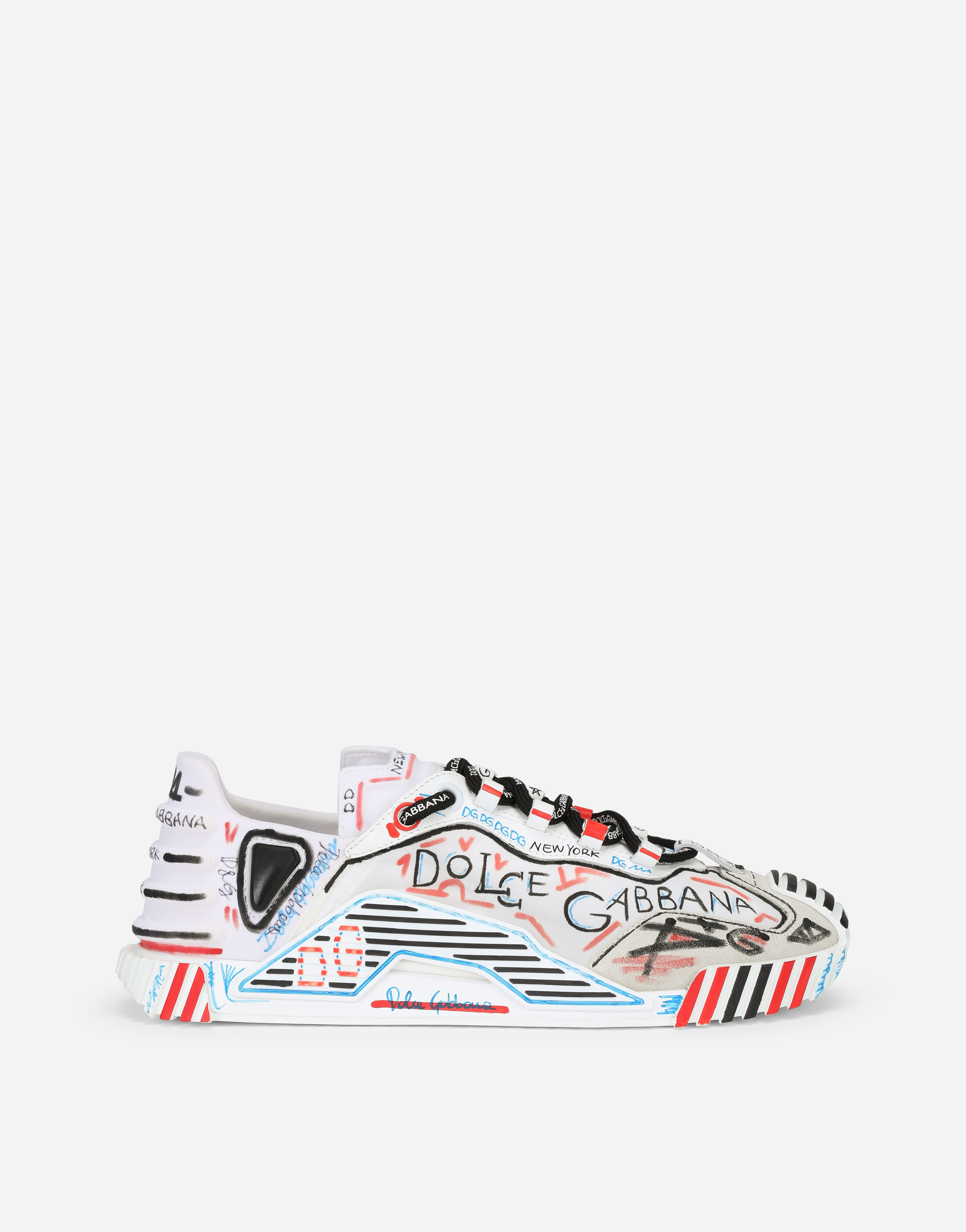 Mixed-materials Miami NS1 slip-on sneakers in New York