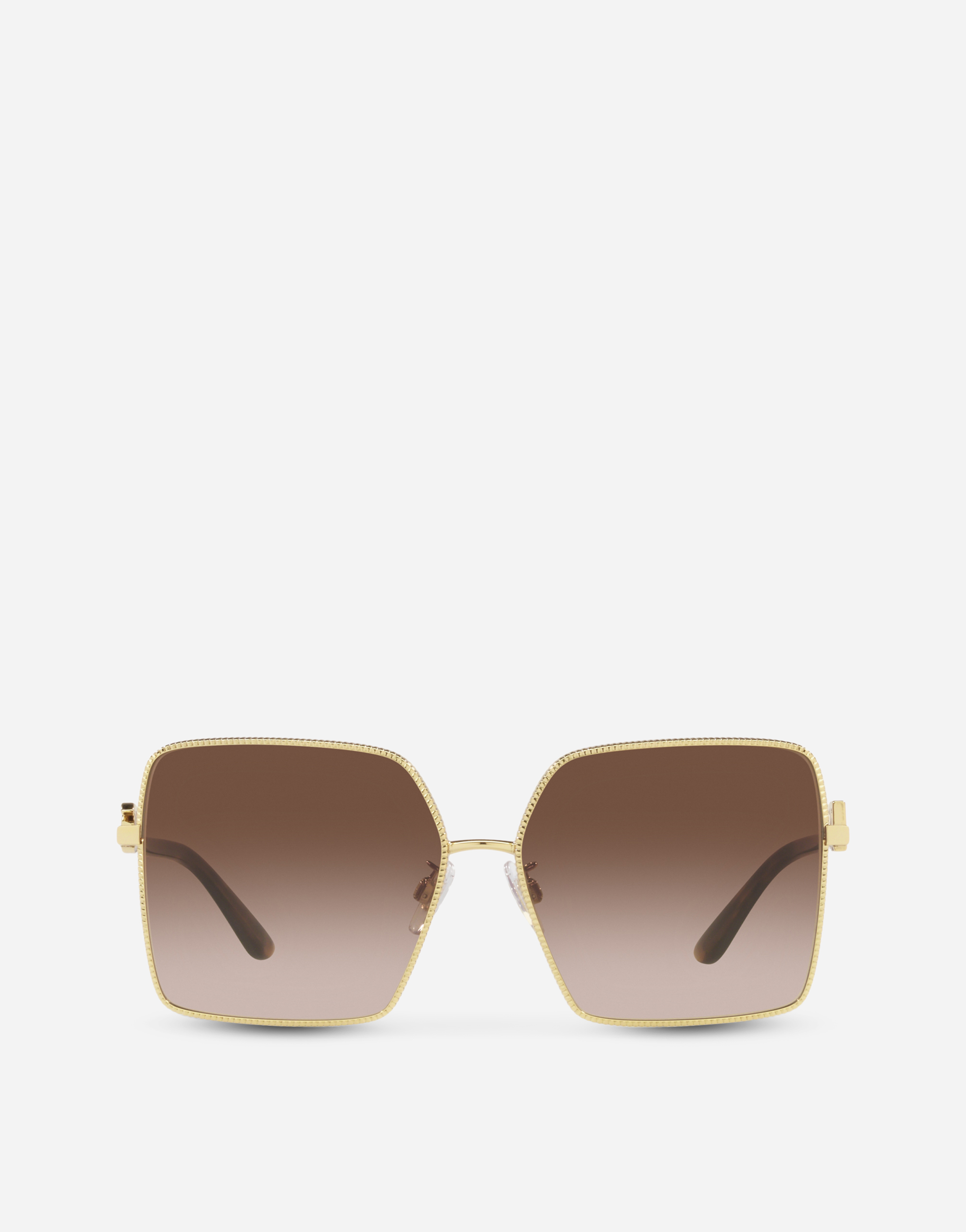 Gros grain sunglasses in Gold