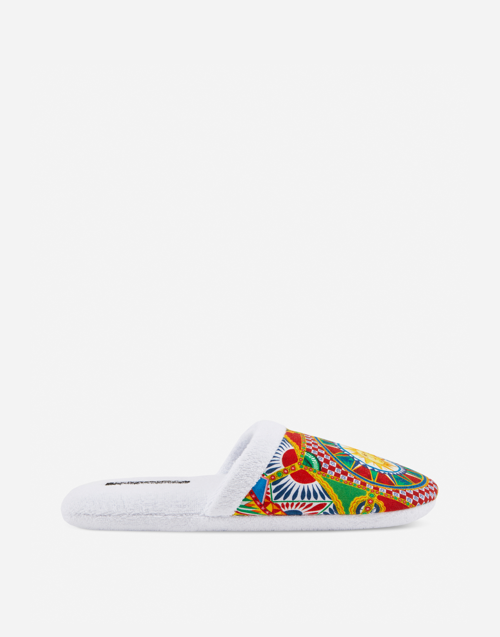 Cotton Terry Slippers in Multicolor