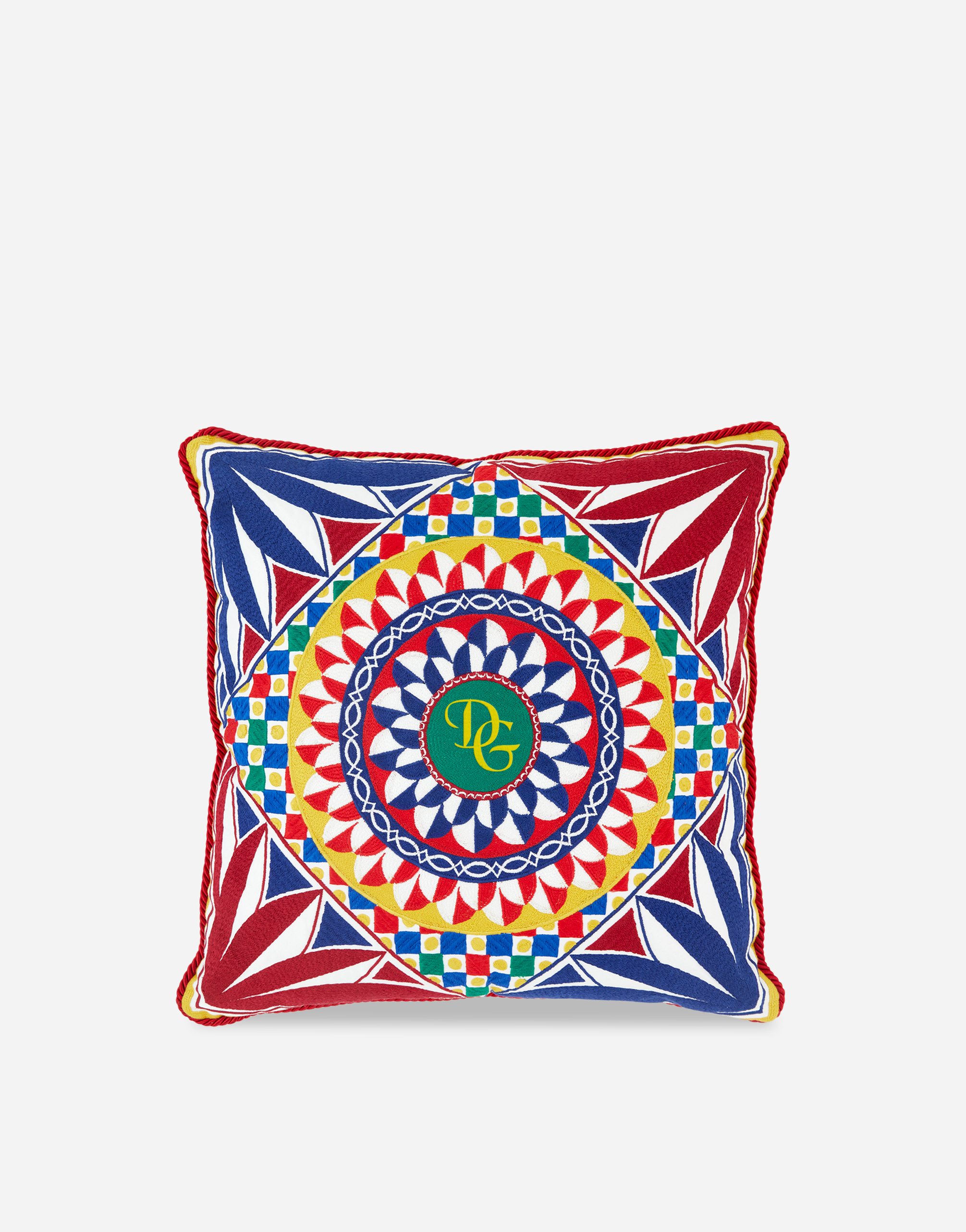 Embroidered Cushion medium in Multicolor