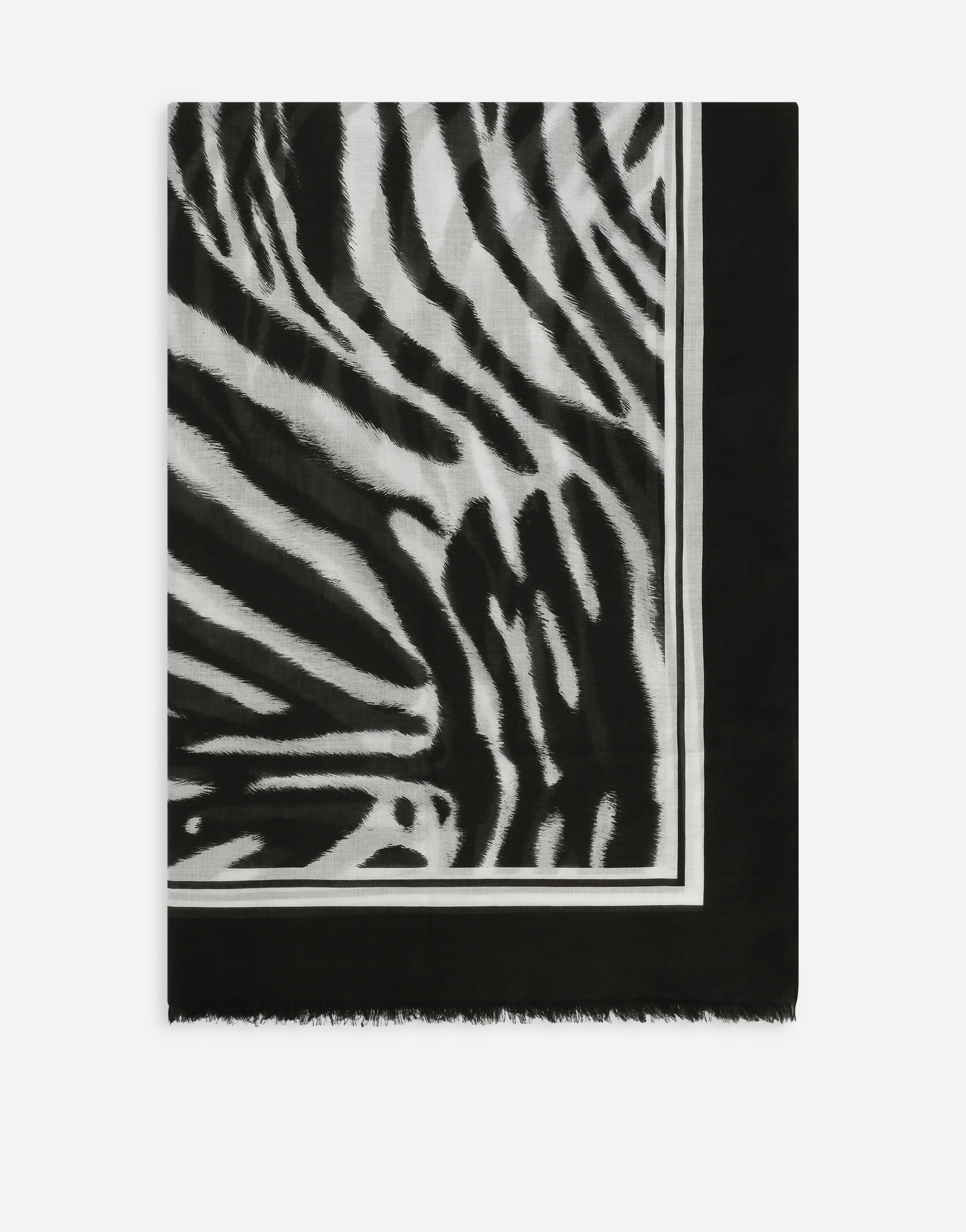 Voile sarong with zebra print (110 x 190) in Multicolor