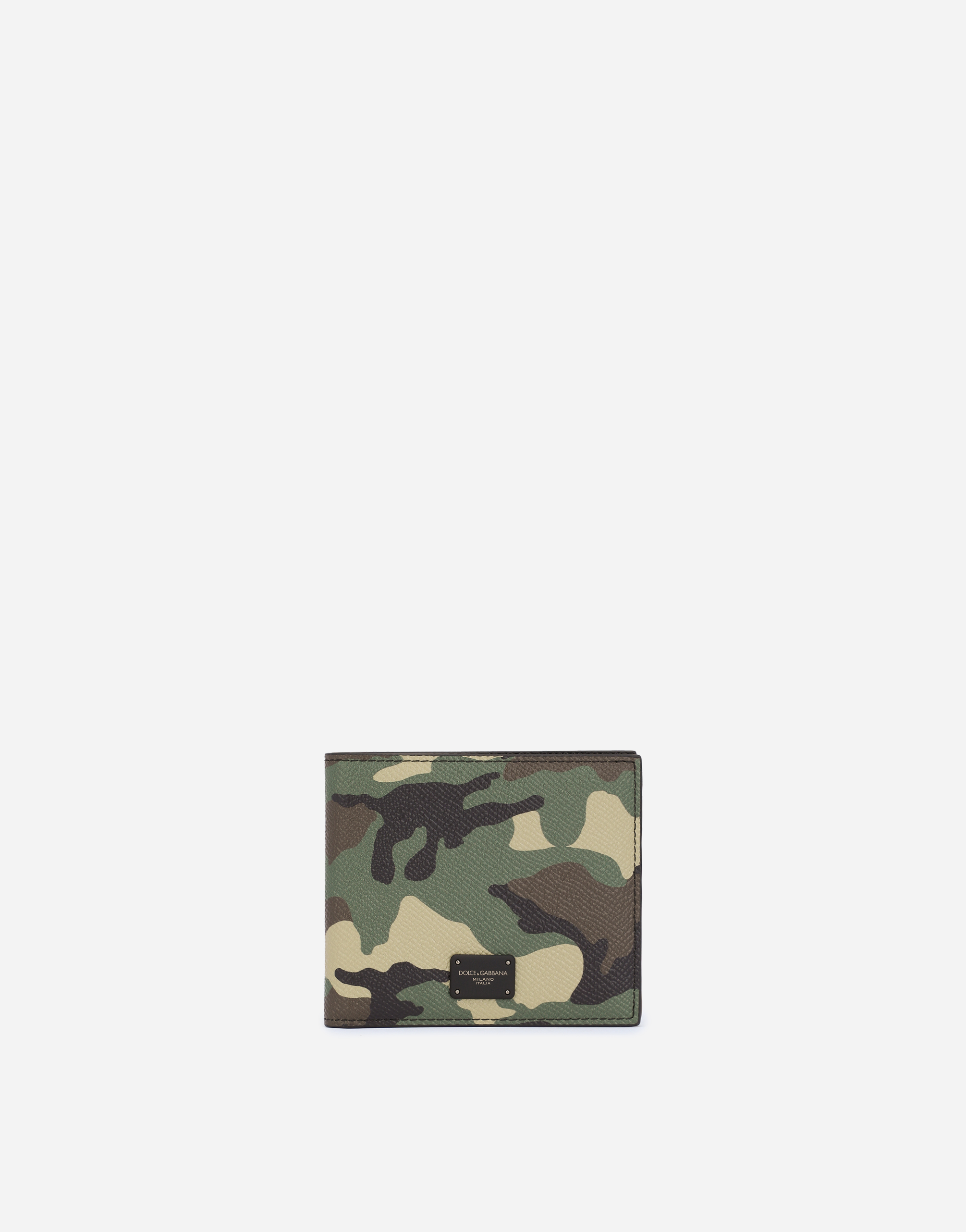Camouflage bifold wallet in Multicolor