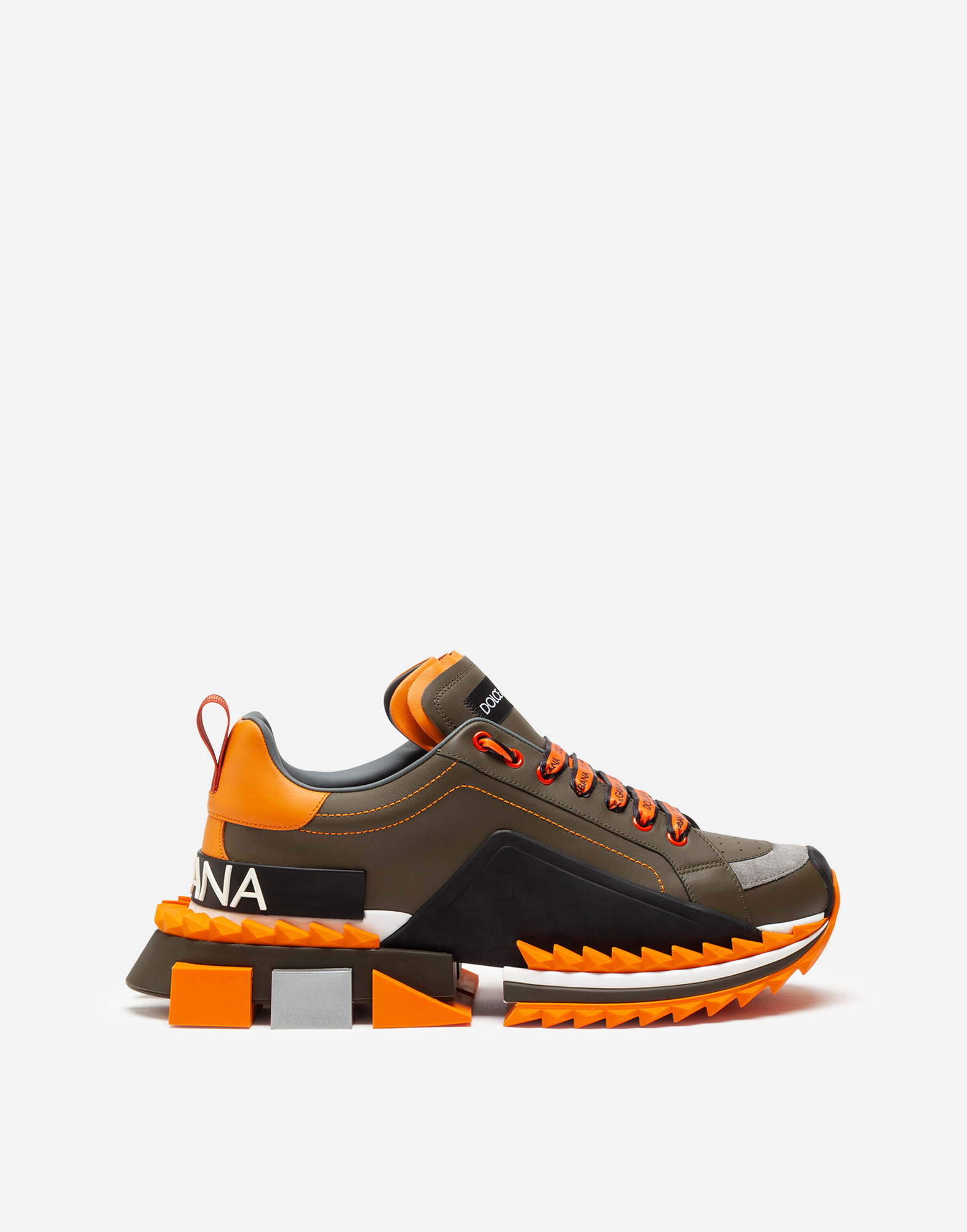 dolce gabbana orange sneakers
