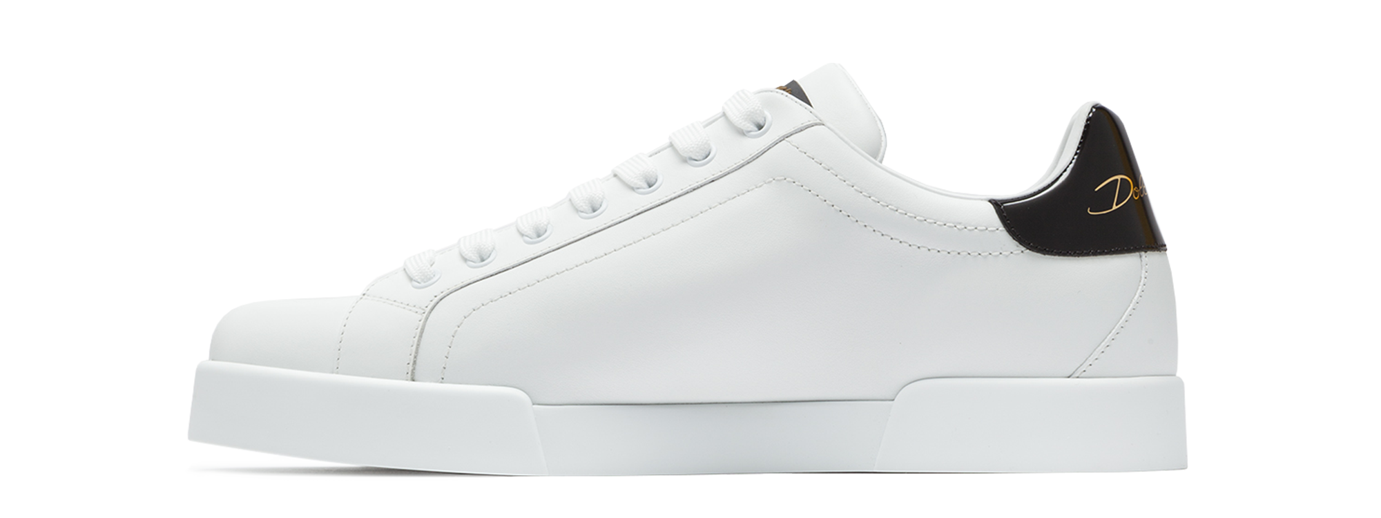 Dolce&Gabbana LEATHER SNEAKERS WHITE 3