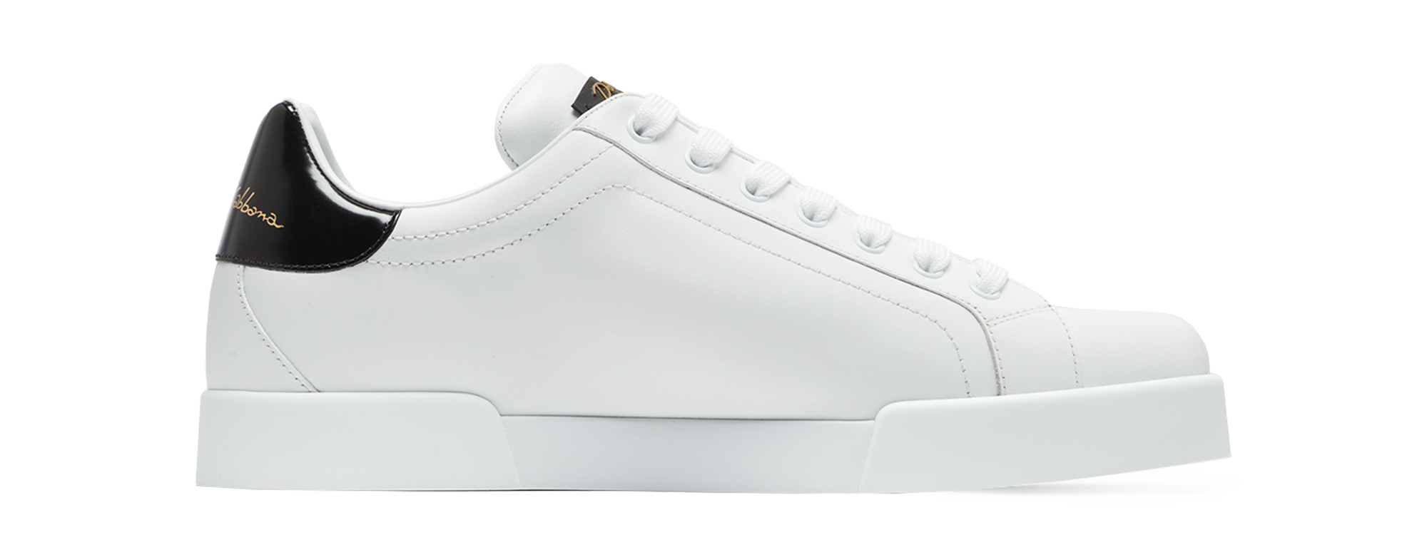 Dolce&Gabbana LEATHER SNEAKERS WHITE 3