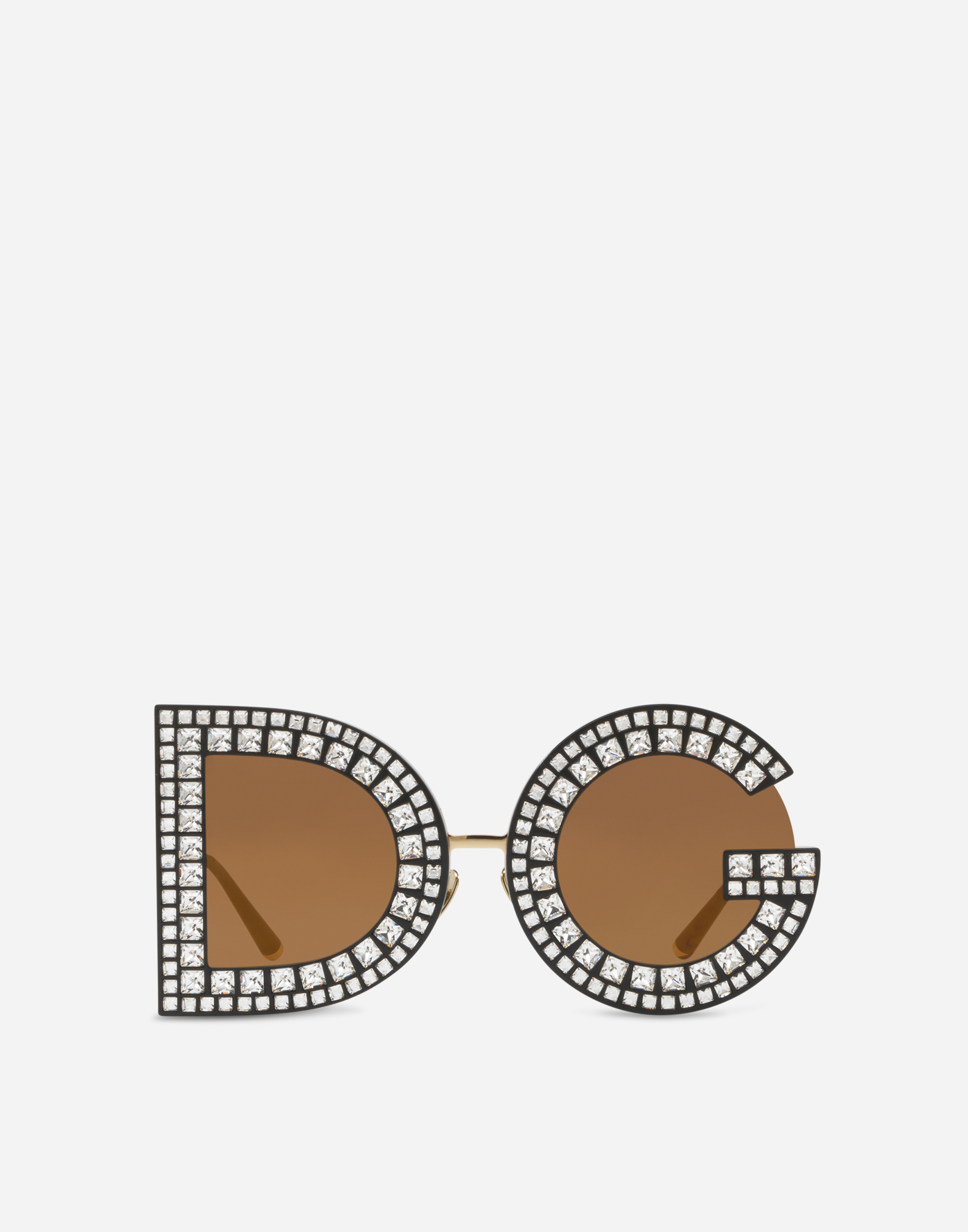 Women's Sunglasses | Dolce&Gabbana - DG SUNGLASSES WITH CRYSTAL DETAILS
