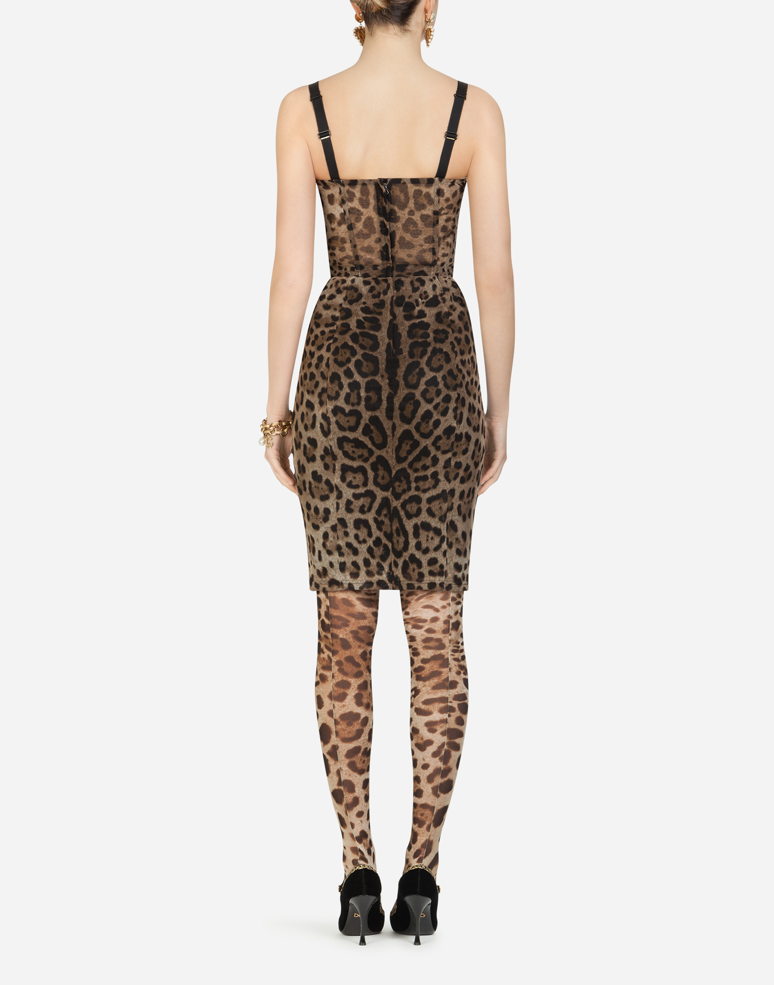d&g leopard print dress